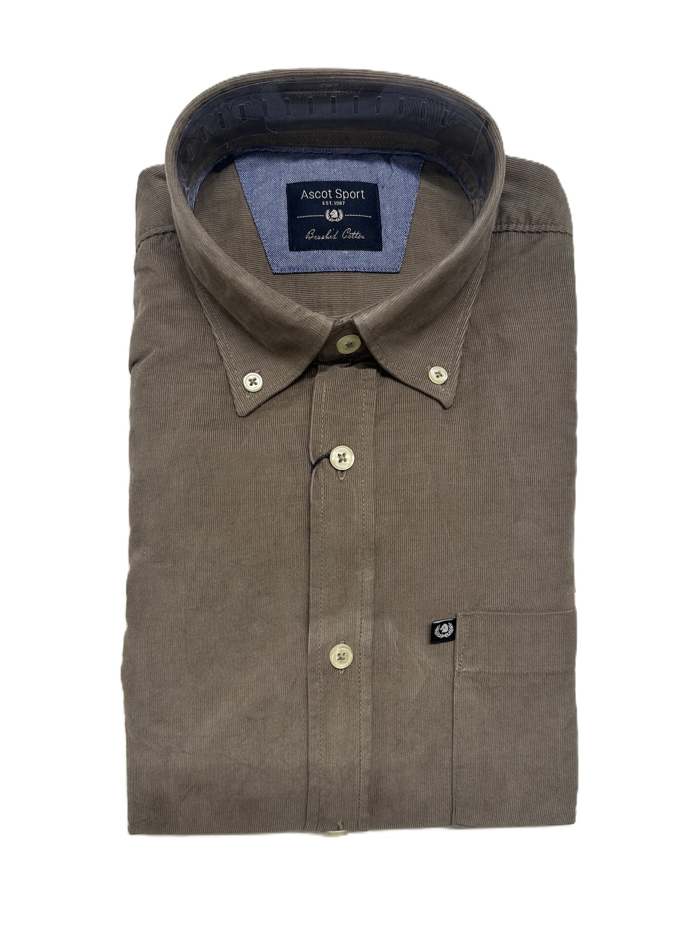 Camicia in Velluto Manica Lunga 15288 209 Ascot Colore 02