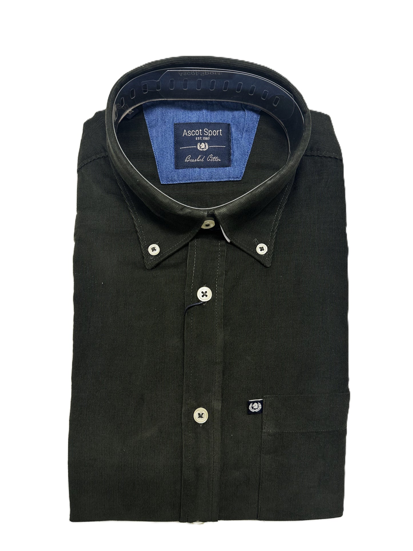 Camicia in Velluto Manica Lunga 15288 209 Ascot Colore 03