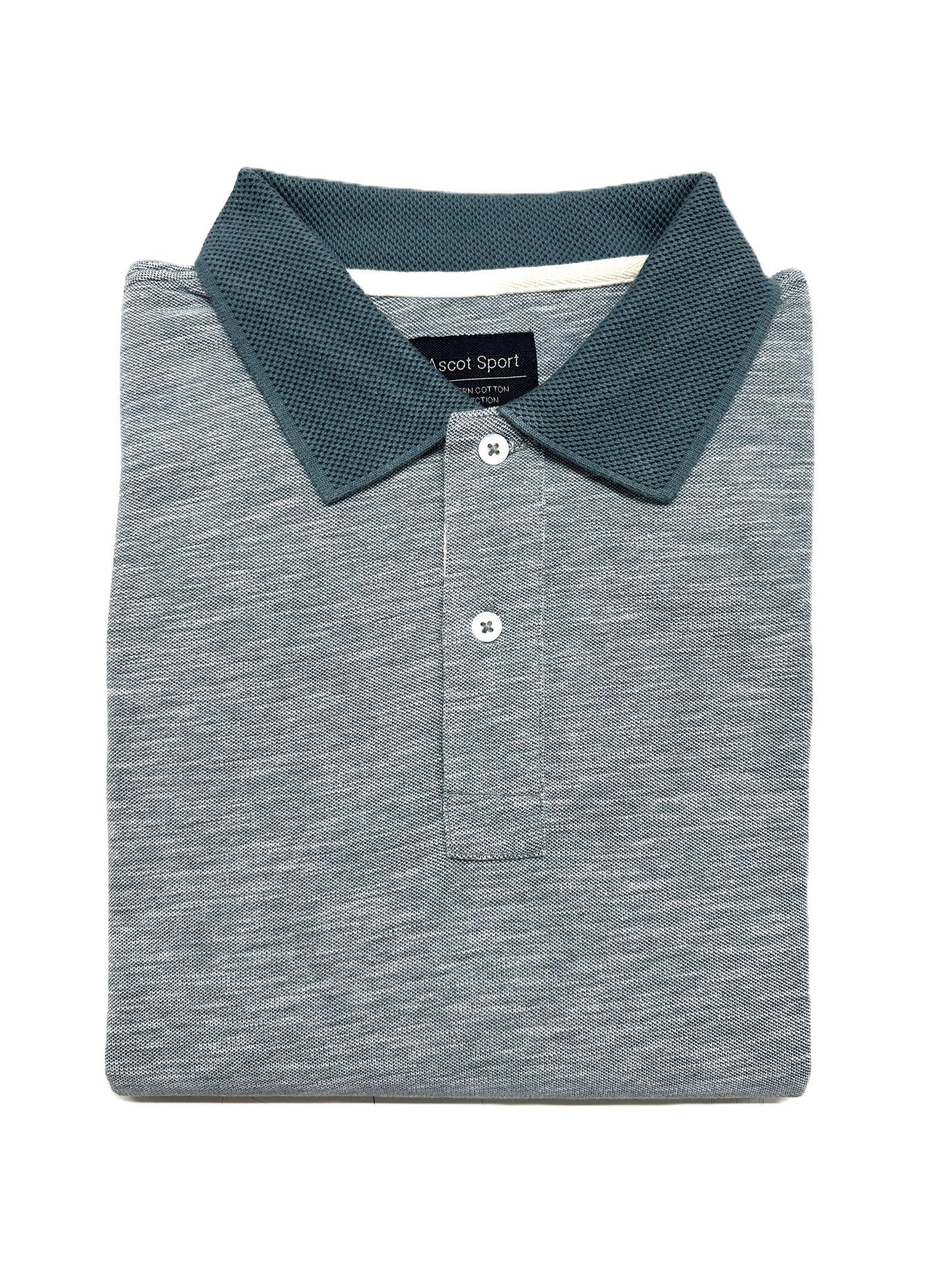 Polo Mezza Manica Taglie Forti in Piquet Ascot 15312-584