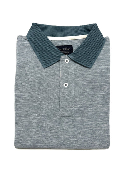 Polo Mezza Manica Taglie Forti in Piquet Ascot 15312-584