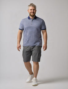 Polo Mezza Manica Taglie Forti in Piquet Ascot 15312-584