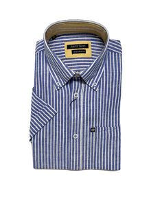 Camicia Mezza Manica in Misto Lino Ascot 15364-259 Colore 04