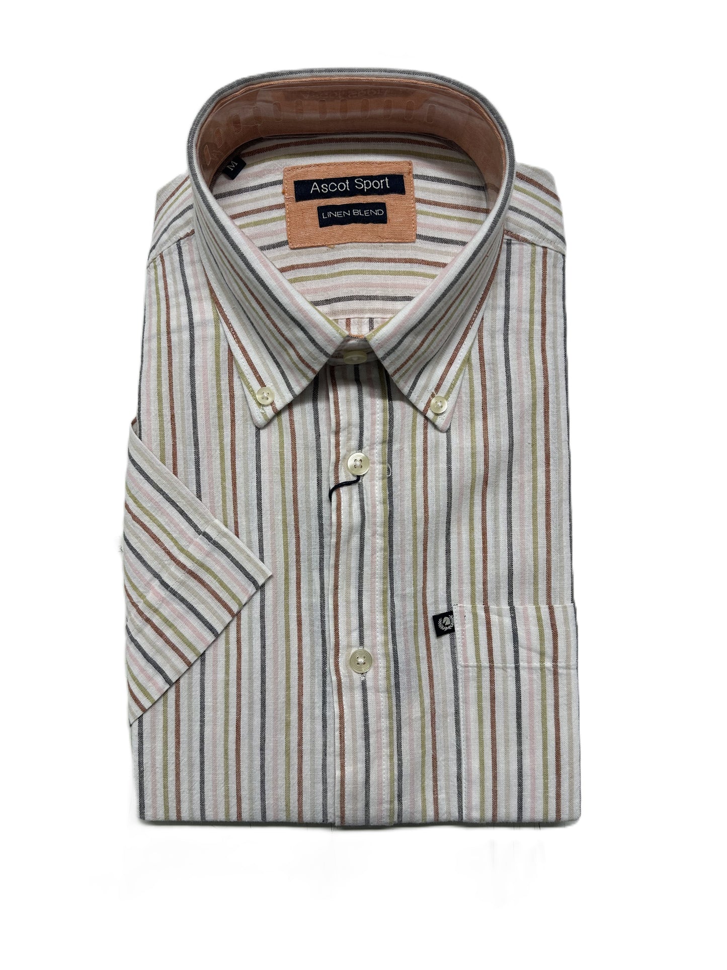 Camicia Mezza Manica in Misto Lino Ascot 15364-259 Colore 11