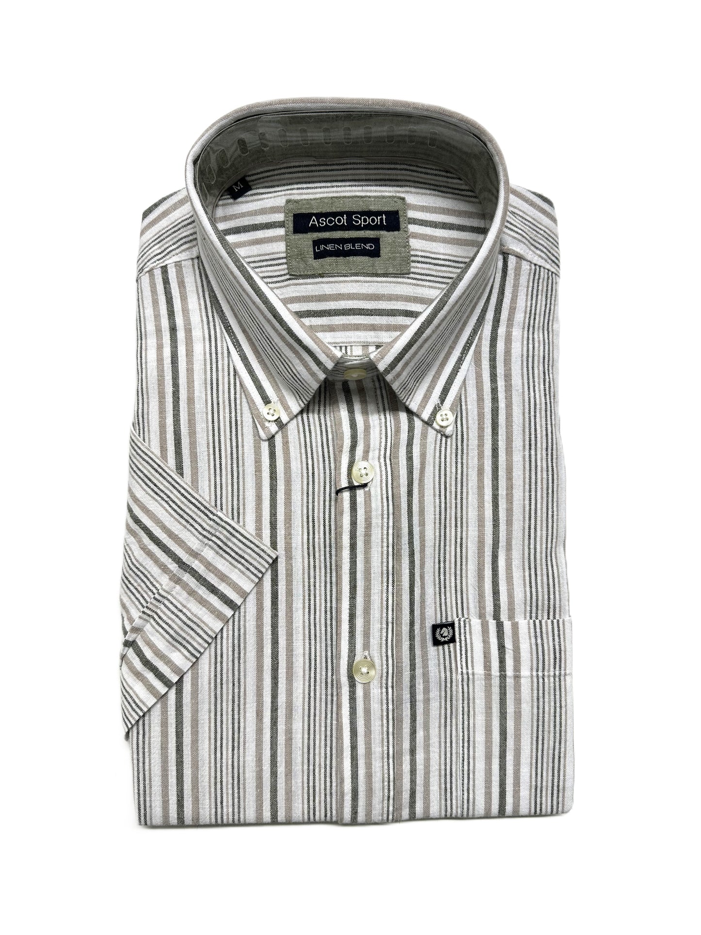 Camicia Mezza Manica in Misto Lino Ascot 15364-259 Colore 27