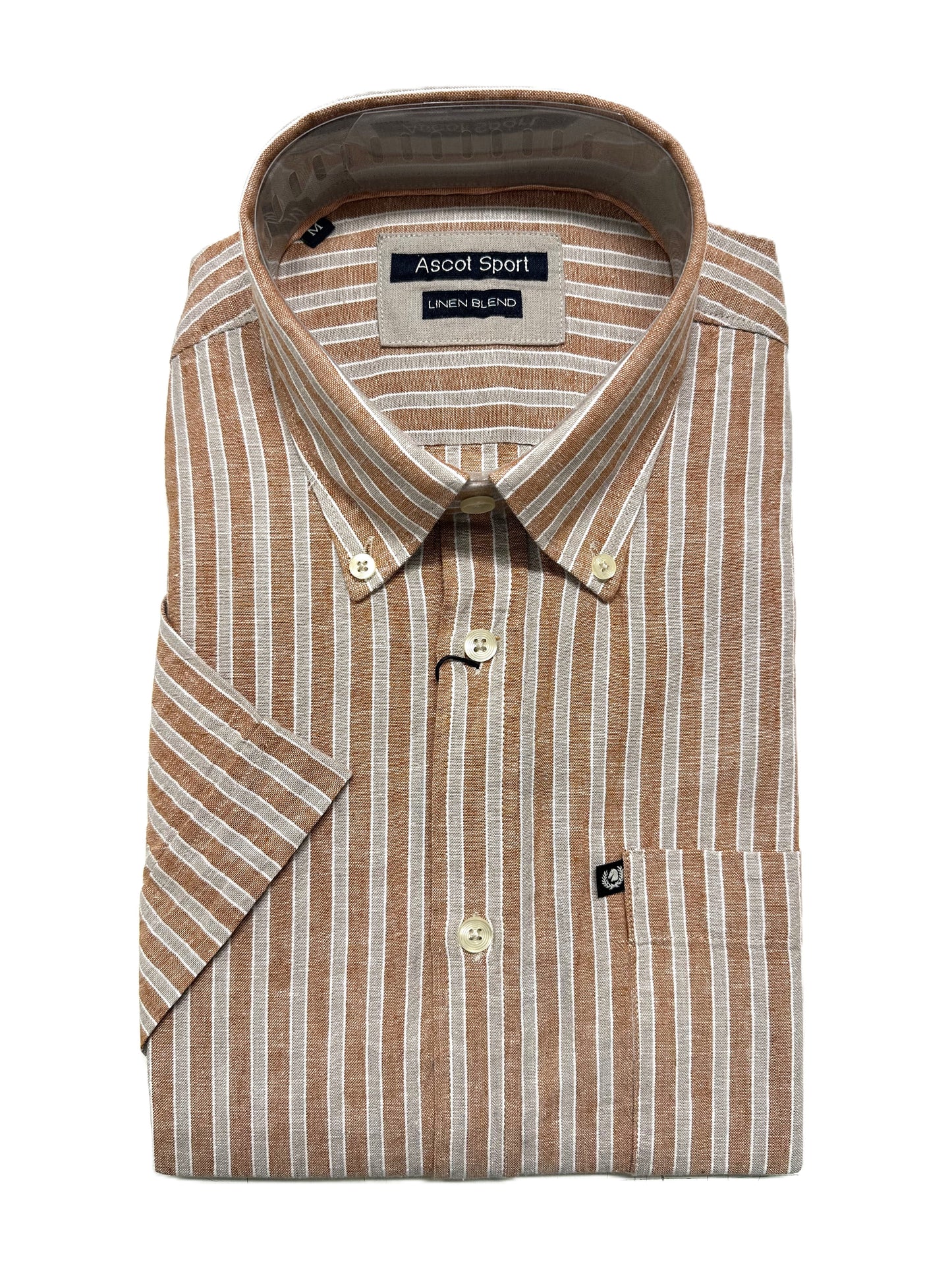 Camicia Mezza Manica in Misto Lino Ascot 15364-259 Colore 32