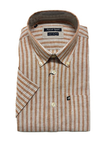 Camicia Mezza Manica in Misto Lino Ascot 15364-259 Colore 32