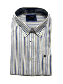 Camicia Mezza Manica in Misto Lino Ascot 15364-259 Colore 26