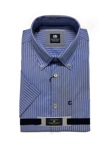 Camicia Mezza Manica Ascot Taglie Forti 15373-554 Col 01