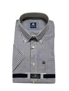 Camicia Mezza Manica Ascot Taglie Forti 15373-554 Col 11