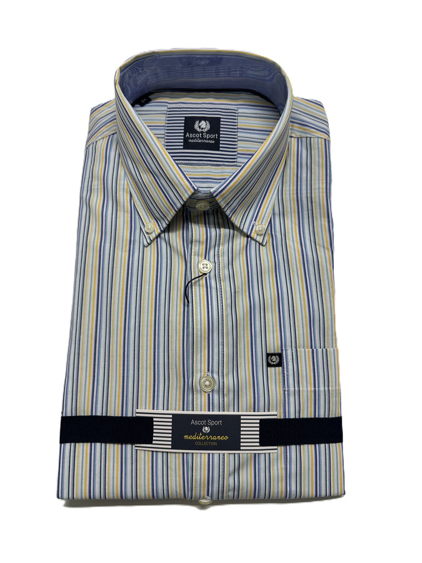 Camicia Manica Lunga Ascot Taglie Forti 15373-504 Col 22