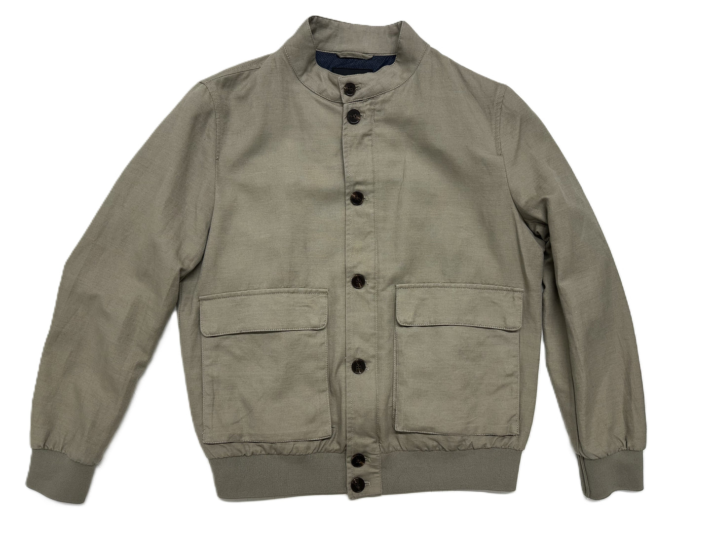 Giubbino in Cotone Misto Lino 15378-508 Ascot Taglie Forti