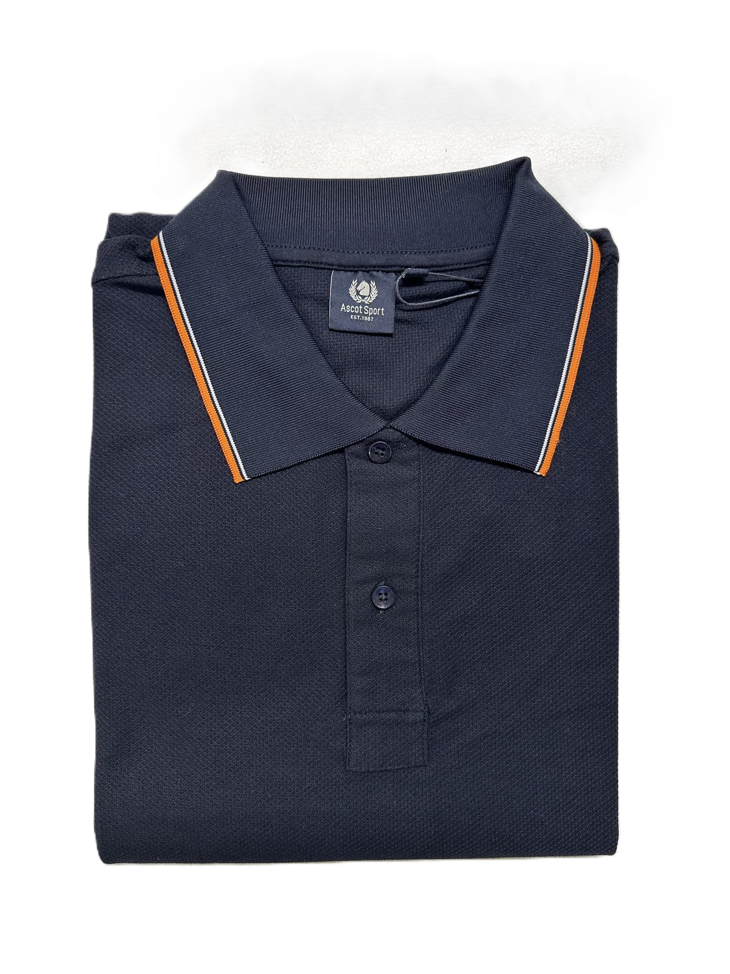 Polo Mezza Manica Taglie Forti Nido d'Ape Ascot 15385-545