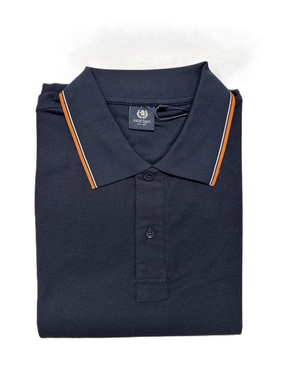 Polo Mezza Manica Taglie Forti Nido d'Ape Ascot 15385-545
