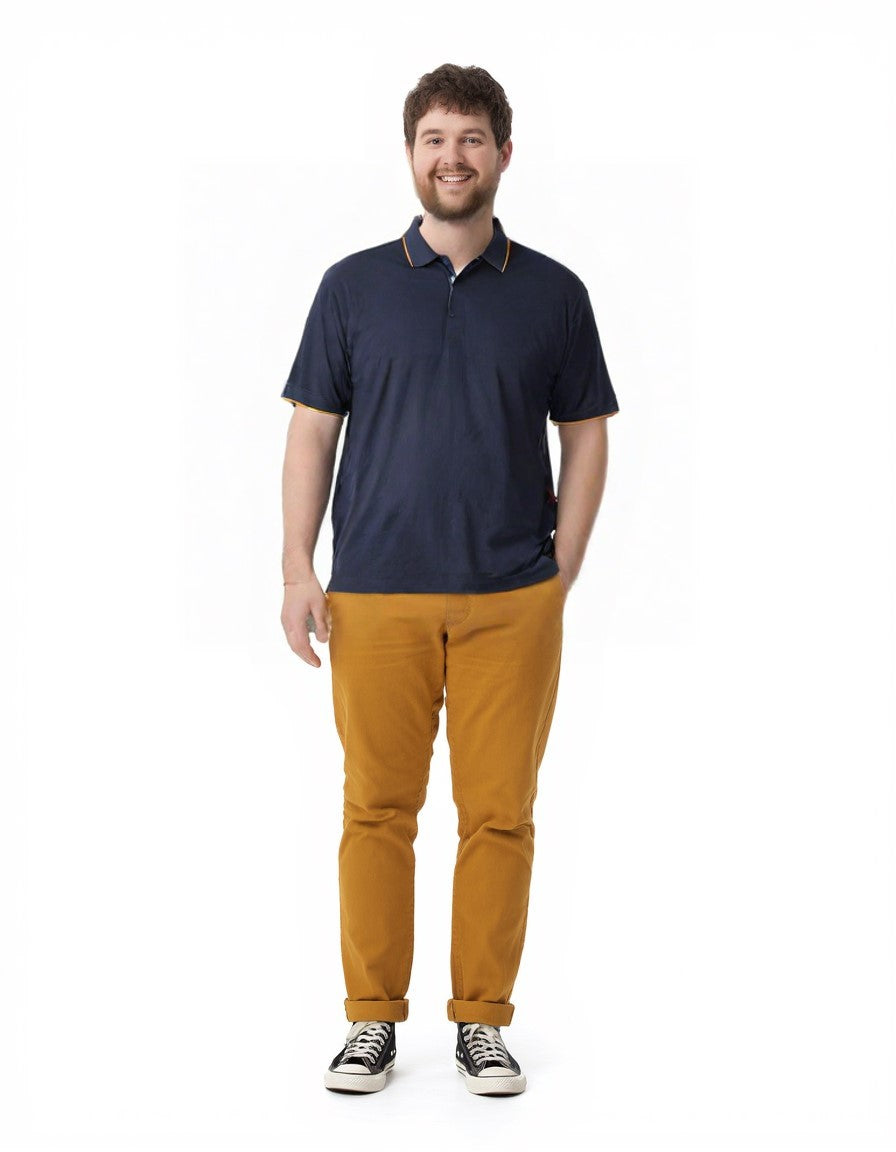 Polo Mezza Manica Taglie Forti Nido d'Ape Ascot 15385-545