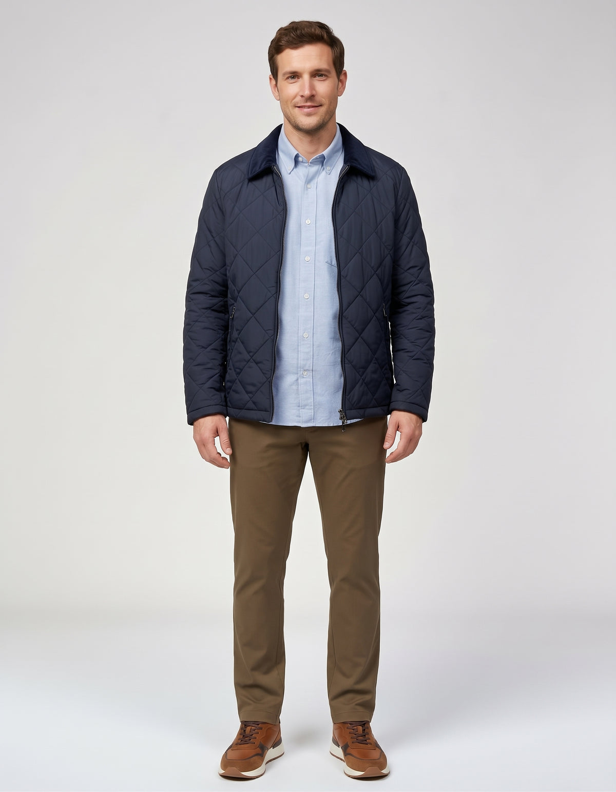 Herren Jacke aus Baumwolle Leinenmischung 15378-108 Ascot
