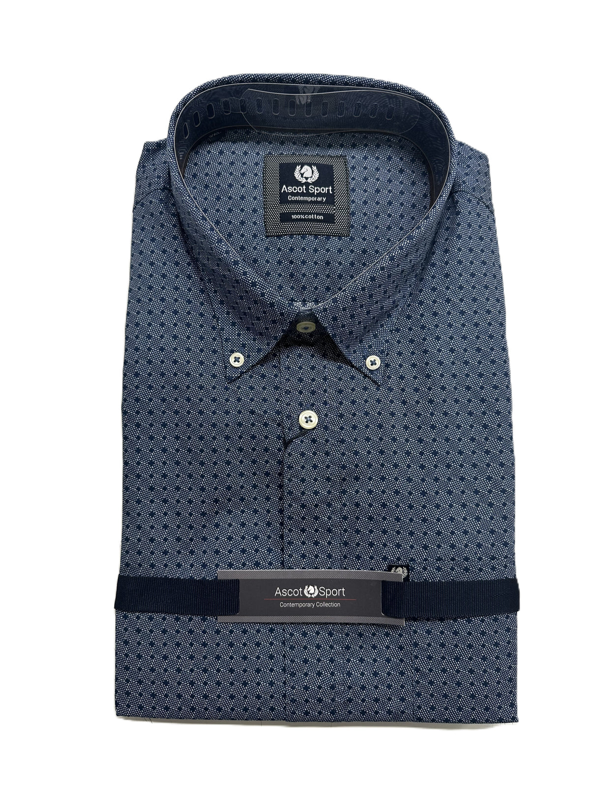 Camicia Manica Lunga Ascot Taglie Forti 15469-509 Col09