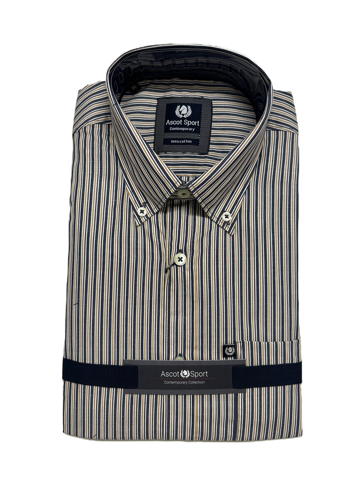 Langarmhemd Ascot 15158-229S Farbe 02