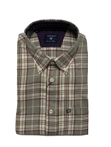 Camicia Manica Lunga Ascot Taglie Forti in Flanella 15484-509 Col29