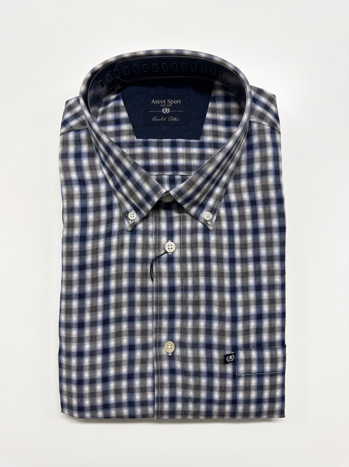 Camicia in Flanella Manica Lunga 15484-209 Ascot Colore 36