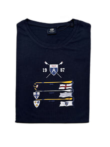T-Shirt Girocollo Mezza Manica in Cotone  Ascot 15505-318