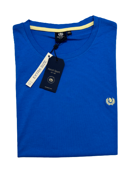 T-Shirt Girocollo Mezza Manica in Cotone  Ascot 05-327