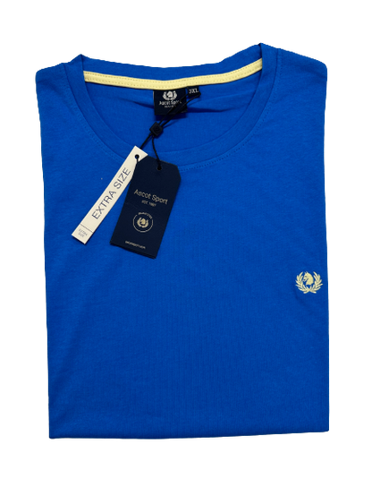T-Shirt Girocollo Mezza Manica in Cotone  Ascot 05-327