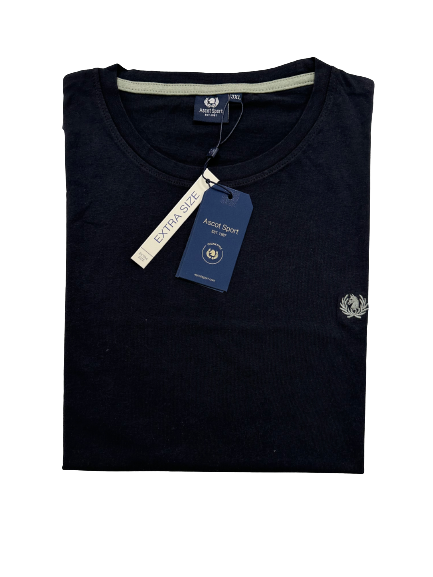 T-Shirt Girocollo Mezza Manica in Cotone  Ascot 05-327
