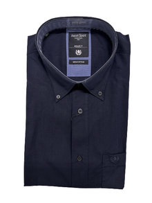 Camicia Manica Lunga Ascot Taglie Forti 92-509S Col 03 Blu