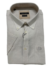 Camicia Mezza Manica in Misto Lino Ascot 15564-252S Colore 01