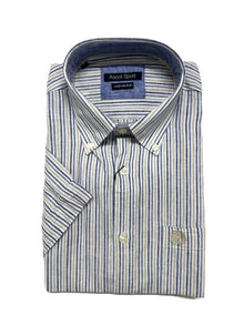 Camicia Mezza Manica in Misto Lino Ascot 15564-252S Colore 09