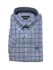 Camicia Mezza Manica in Misto Lino Ascot 15564-252S Colore 43