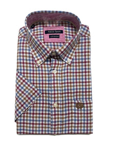 Camicia Mezza Manica in Misto Lino Ascot 15564-252S Colore 44