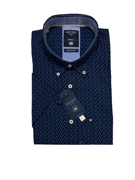 Camicia Mezza Manica Ascot Taglie Forti 15569-559 Col16 - Blocco94