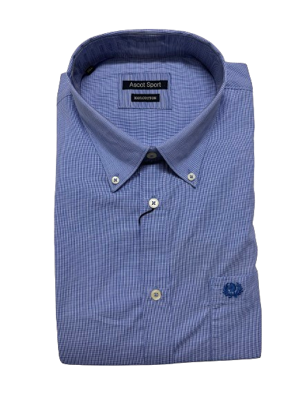 Camicia Manica Lunga Ascot Taglie Forti 15773-512 Col55