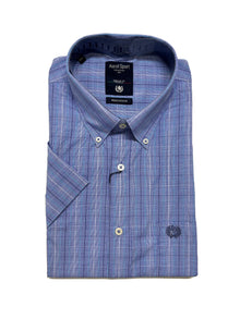 Camicia Mezza Manica Ascot Taglie Forti 15573-552S Col81