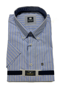 Camicia Mezza Manica Ascot Taglie Forti 15573-554S Col08