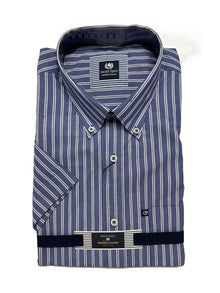 Camicia Mezza Manica Ascot Taglie Forti 15573-554S Col09