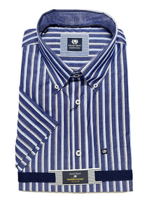 Camicia Mezza Manica Ascot Taglie Forti 15573-554S Col10
