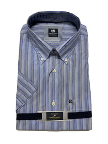 Camicia Mezza Manica Ascot Taglie Forti 15573-554S Col17