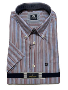 Camicia Mezza Manica Ascot Taglie Forti 15573-554S Col18
