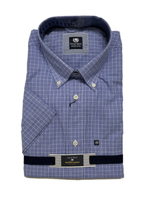 Camicia Mezza Manica Ascot Taglie Forti 15573-554S Col25