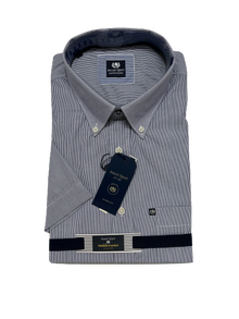 Camicia Mezza Manica Ascot Taglie Forti 15573-554 Col02 - Blocco94