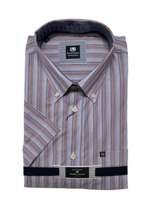 Camicia Mezza Manica Ascot Taglie Forti 15573-554 Col18