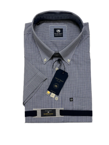 Camicia Mezza Manica Ascot Taglie Forti 15573-554 Col30 - Blocco94