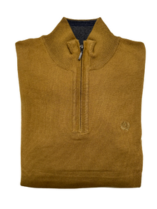 Maglia Manica Lunga Mezza Zip in Caldo Cotone Ascot 15638-612 - Blocco94