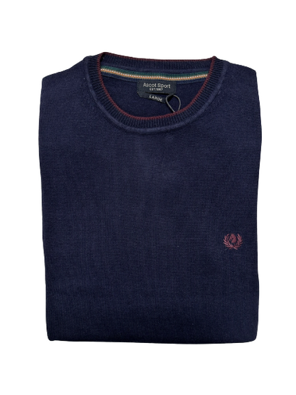 Girocollo Manica Lunga in Caldo Cotone Ascot 15638-613 - Blocco94