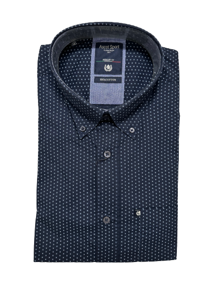 Camicia Manica Lunga Ascot Taglie Forti 15669-509 Col16 - Blocco94