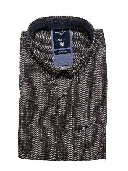 Camicia Manica Lunga Ascot Taglie Forti 15669-509 Col17 - Blocco94