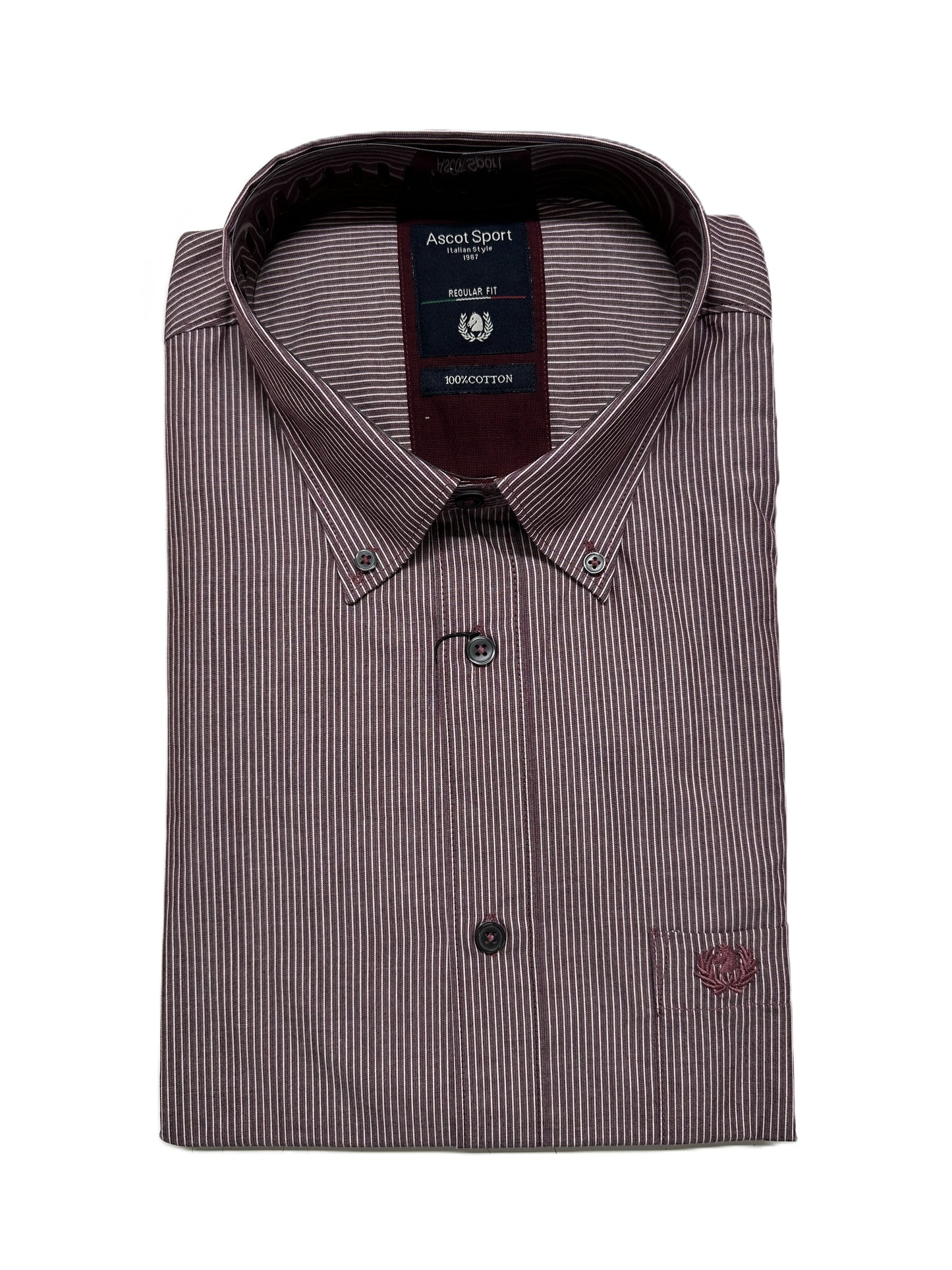 Camicia Manica Lunga Ascot Taglie Forti 15673-512 Col 44