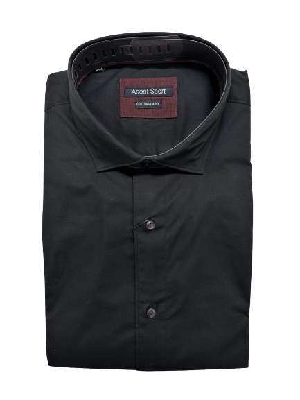 Camicia Manica Lunga Ascot Taglie Forti Stretch 15692-529 Col92 - Blocco94